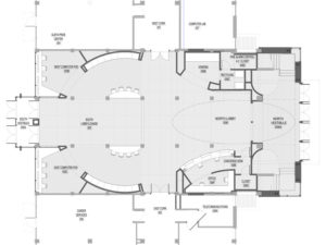 Bridgewater State University - Rondileau Campus Center Main Entrance Floor Plan